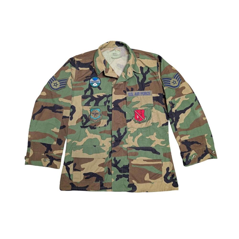 US Air Force Woodland BDU Combat Coat - Medium